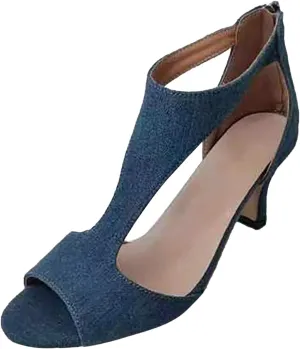 2025 Women Orthopedic High Heels Dress Shoes,Women's Sexy Sandals Open Toe Summer for Back Zipper Fish Mouth Closure Casual Suede Leather Sandal Orthotic Beach Boho Outdoor Shoes