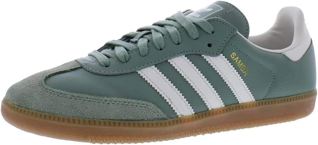 adidas Samba OG Womens Silk Green Gum Size 9