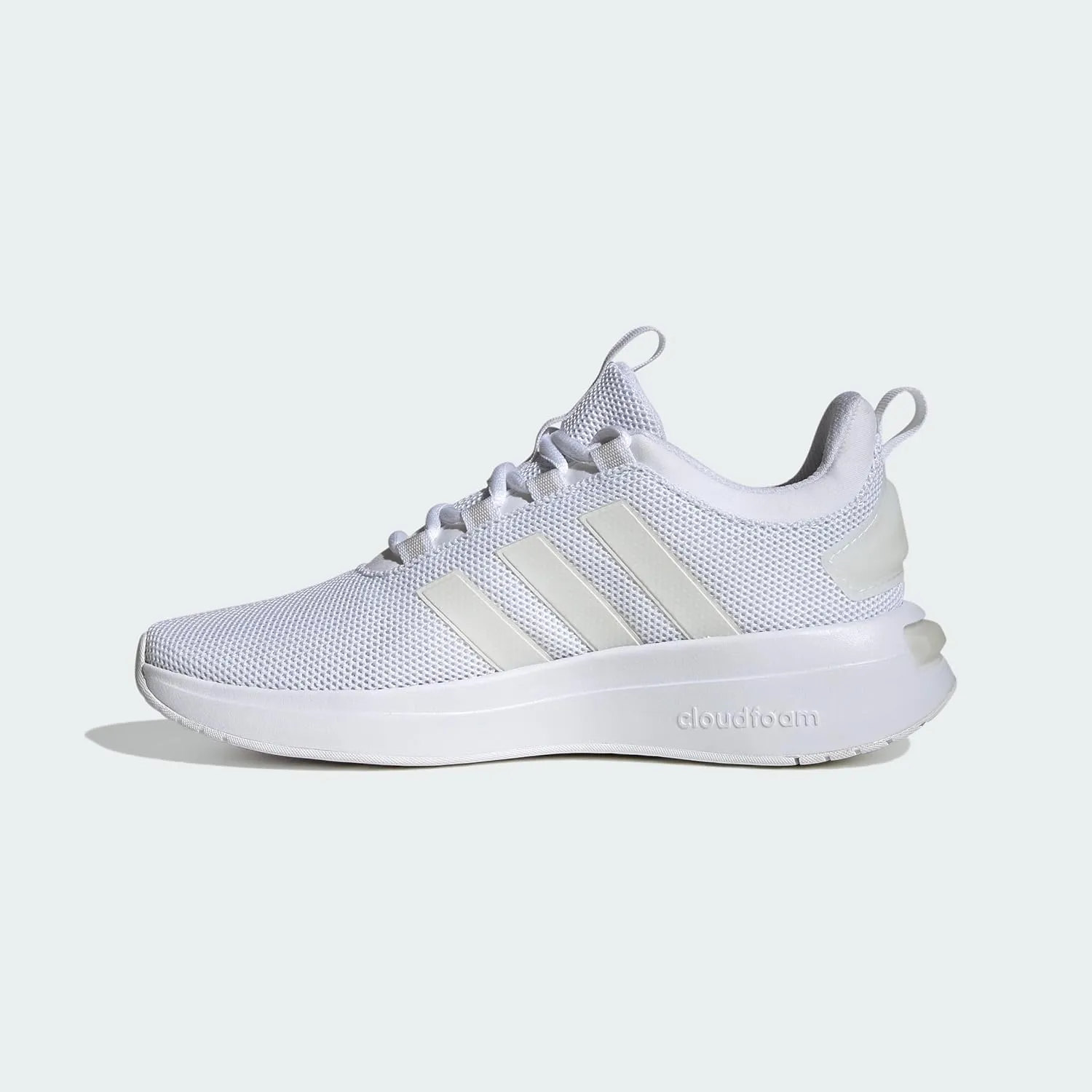 adidas Womens Racer Tr23 Lace Up Sneakers Shoes Casual - Beige