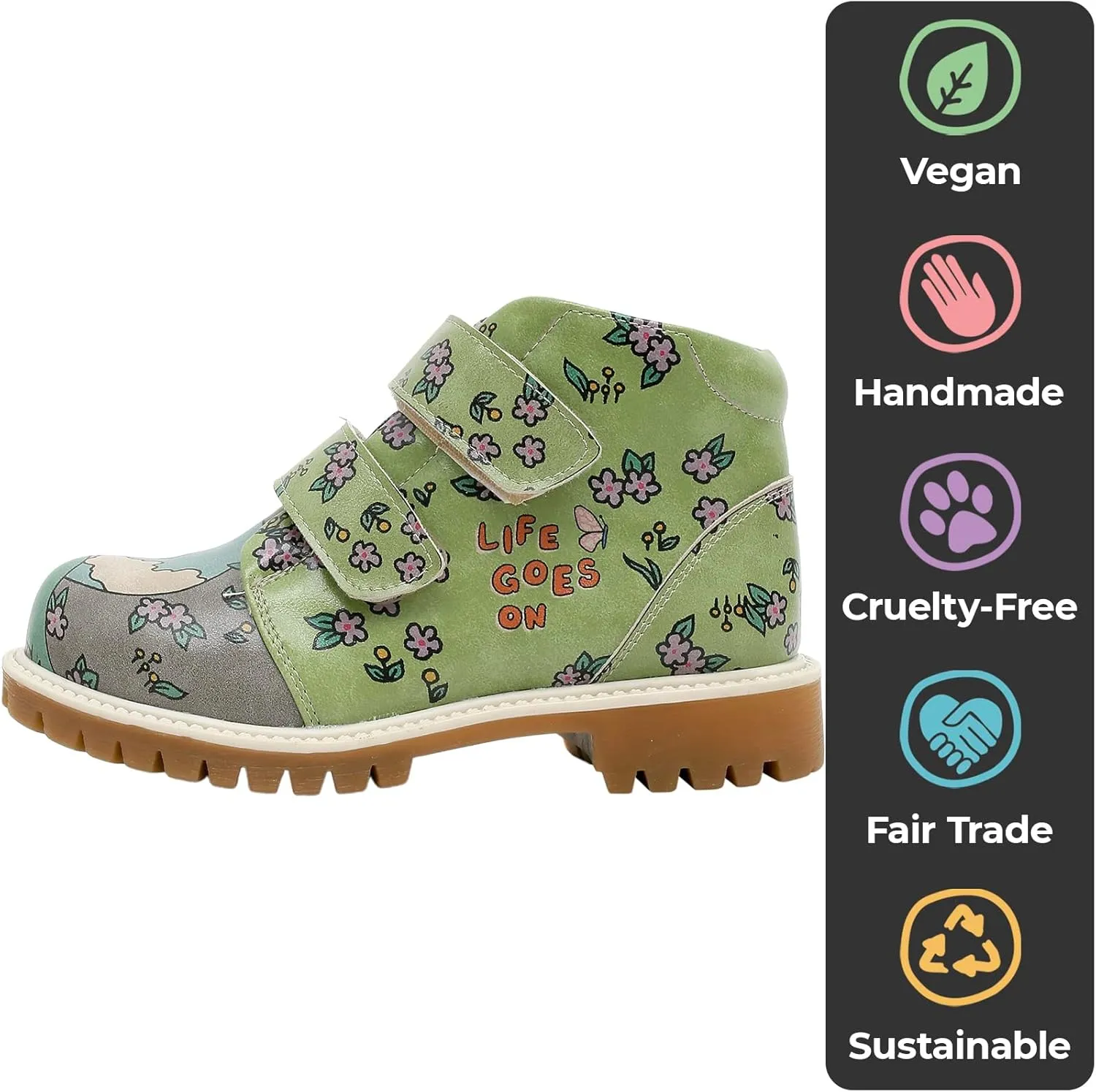 Ankle Boots for Kids - Vegan Leather and Unique Design Winter Boots for Kids
