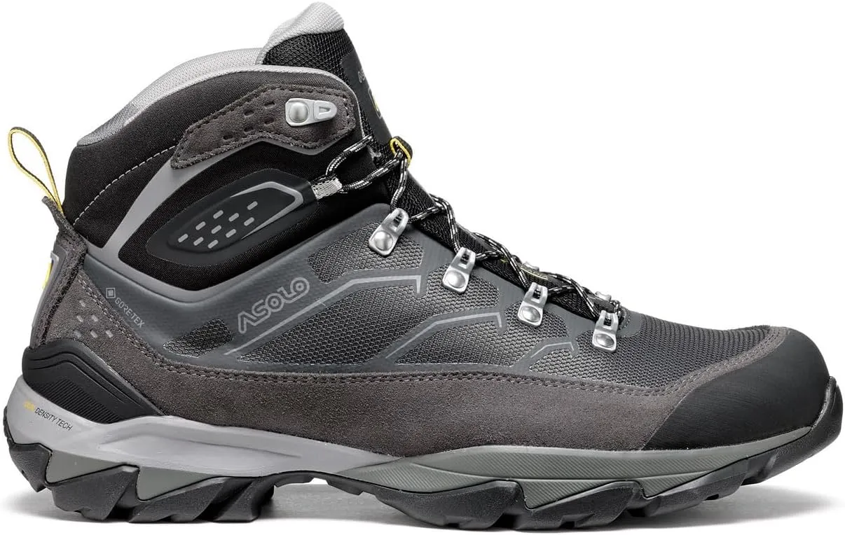ASOLO Men's ACADIA MID GTX Lace-Up Ankle-High Outdoor Hiking Boots w/Water-Resistant Suede & Nylon Upper, Breathable Lining