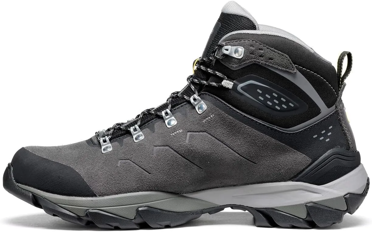 ASOLO Men's ACADIA MID LTH GTX Lace-Up Ankle-High Hiking Trekking Boots with Water-Resistant Suede Upper, Breathable Lining