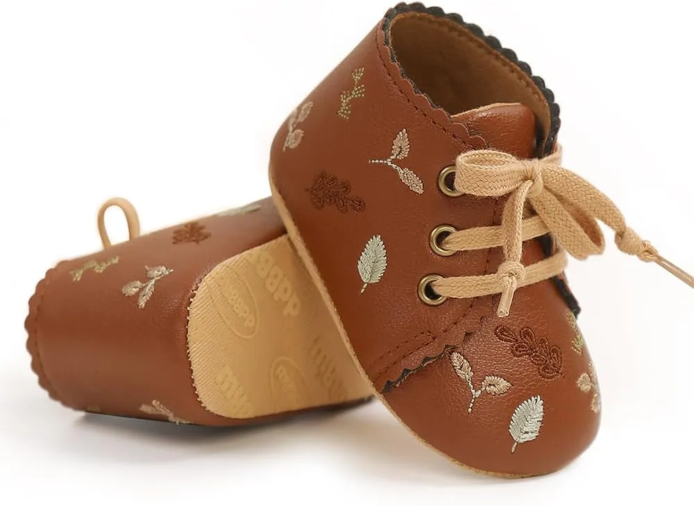 Baby Boy Girl Shoes Wedding Uniform Dress Shoes Soft Anti-Slip Sole Infant Toddler Walking Moccasins Newborn Crib First Walkers Prewalker Shoes