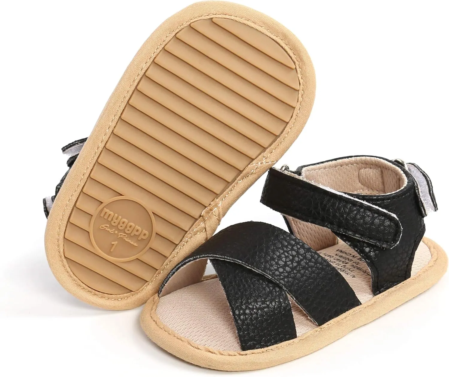 Baby Girls Boys Summer Sandals Unisex Infant Premium Soft Anti-Slip Rubber Sole Toddler Outdoor Beach Walking Shoes