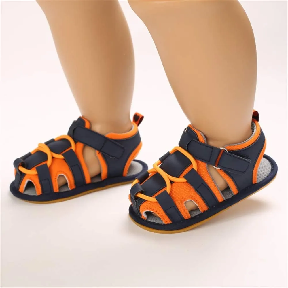 Baby Girls Boys Summer Sandals Unisex Infant Premium Soft Anti-Slip Rubber Sole Toddler Outdoor Beach Walking Shoes