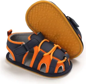 Baby Girls Boys Summer Sandals Unisex Infant Premium Soft Anti-Slip Rubber Sole Toddler Outdoor Beach Walking Shoes