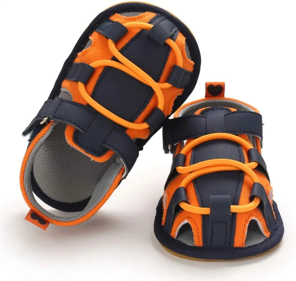 Baby Girls Boys Summer Sandals Unisex Infant Premium Soft Anti-Slip Rubber Sole Toddler Outdoor Beach Walking Shoes