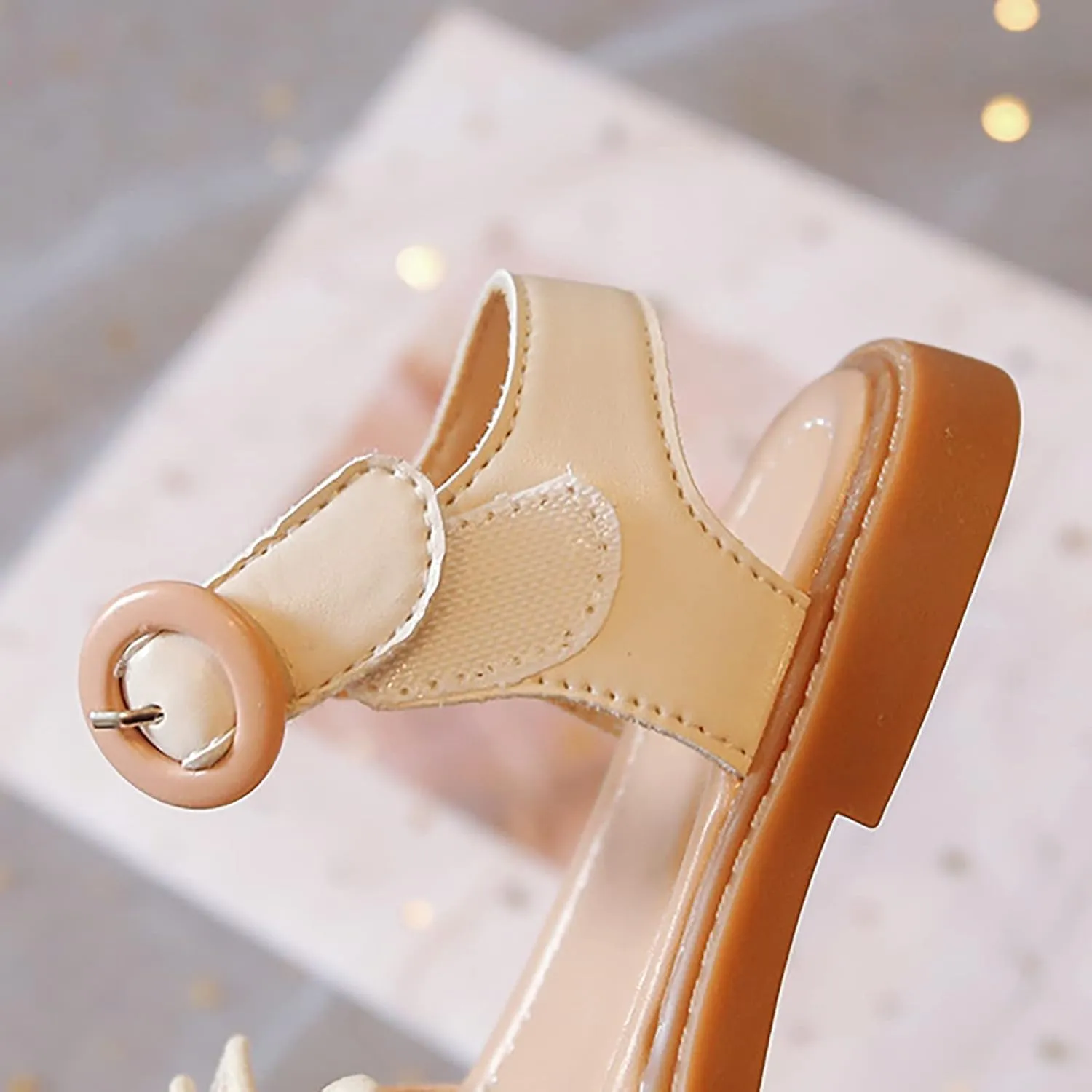 Baby Girls Grid Bow Sandals Anti-Slip Rubber Sole Open Toe Flat Sandals Toddler Baby Girls Summer Outdoor Shoes