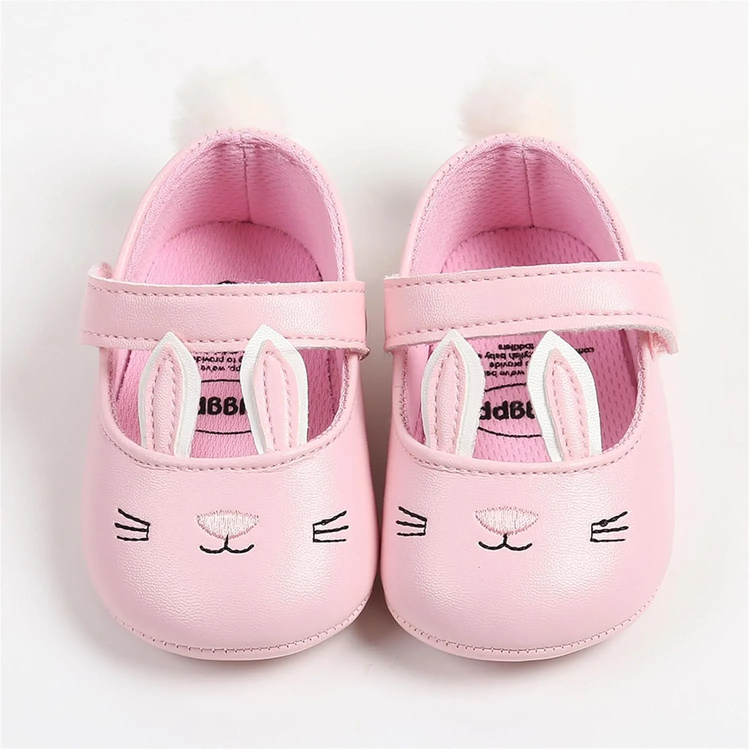 Baby Girls Mary Jane Flats Anti-Slip Rubber Sole Bow Toddler Princess Dress Shoes