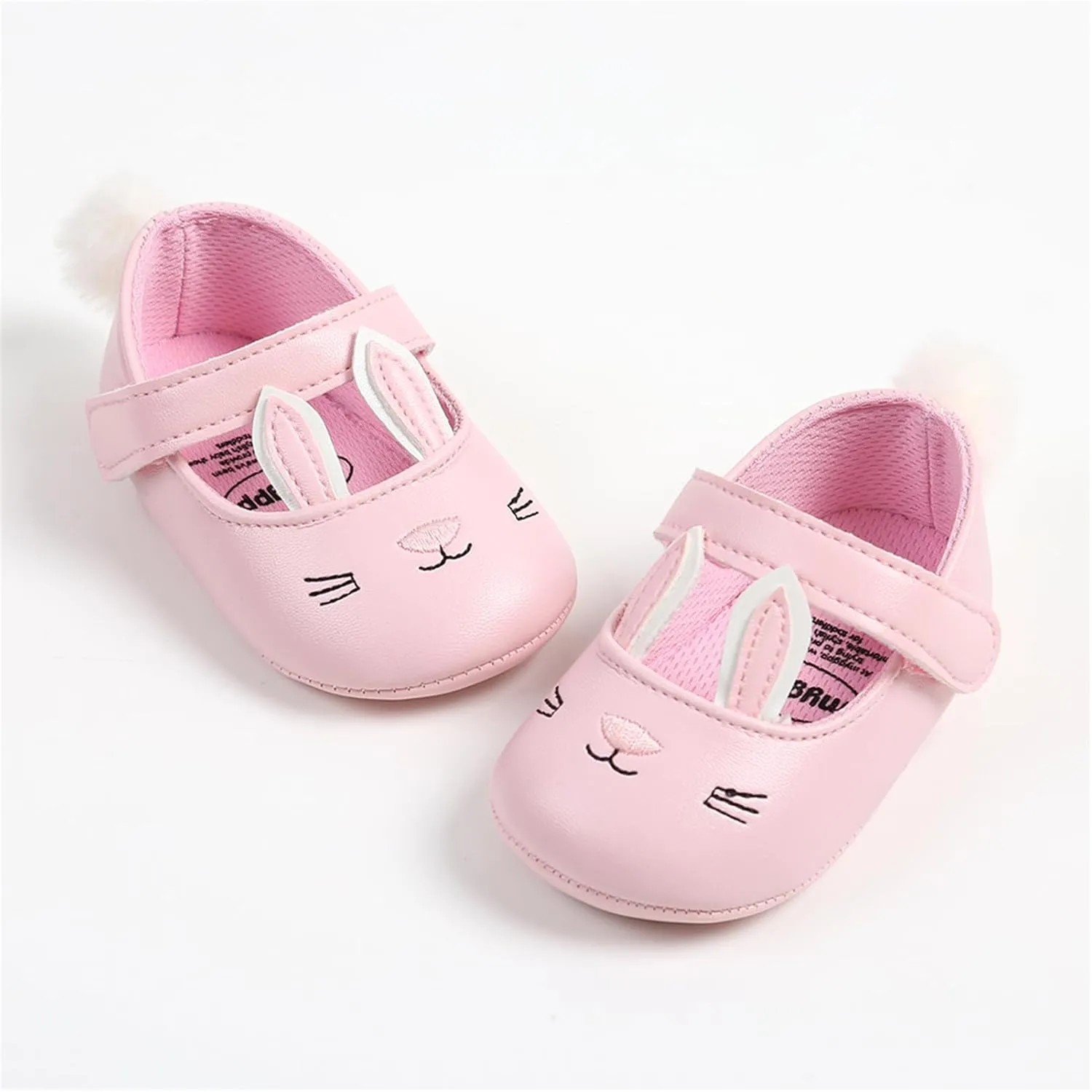 Baby Girls Mary Jane Flats Anti-Slip Rubber Sole Bow Toddler Princess Dress Shoes