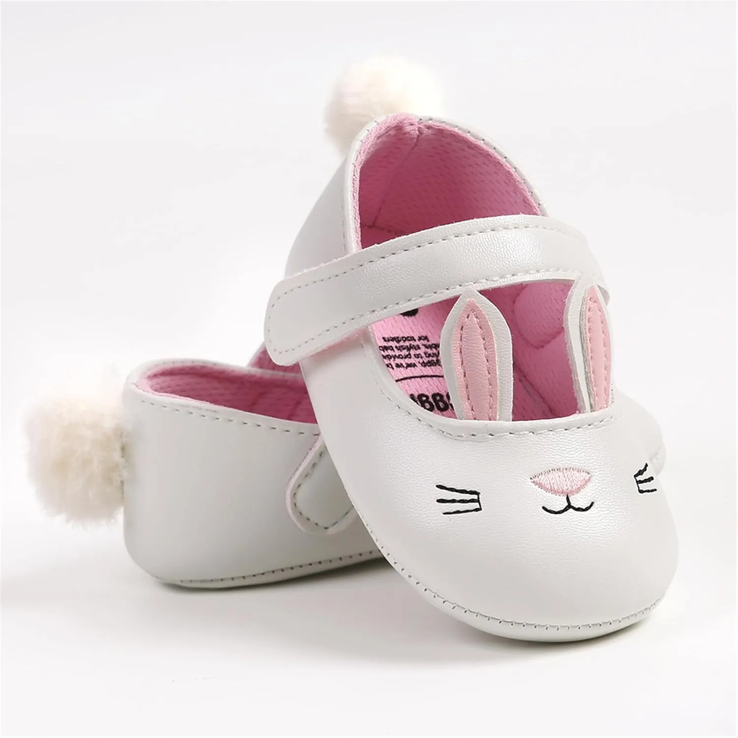 Baby Girls Mary Jane Flats Anti-Slip Rubber Sole Bow Toddler Princess Dress Shoes