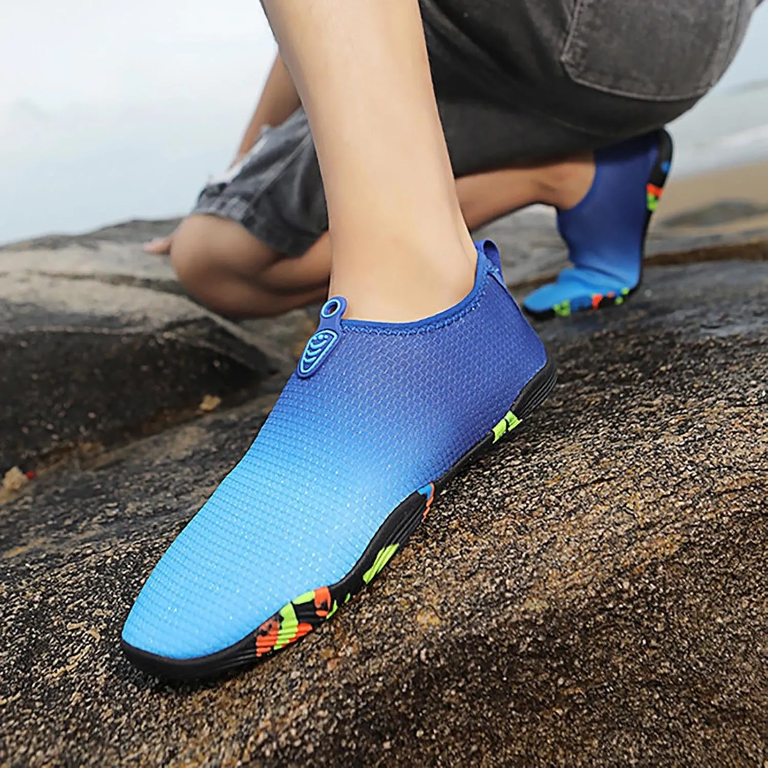Barefoot Quick Dry Water Shoes for Men Women Aqua Swim Beach Pool Surf Hiking Kayaking Diving Yoga Outdoor Sports Lightweight Design
