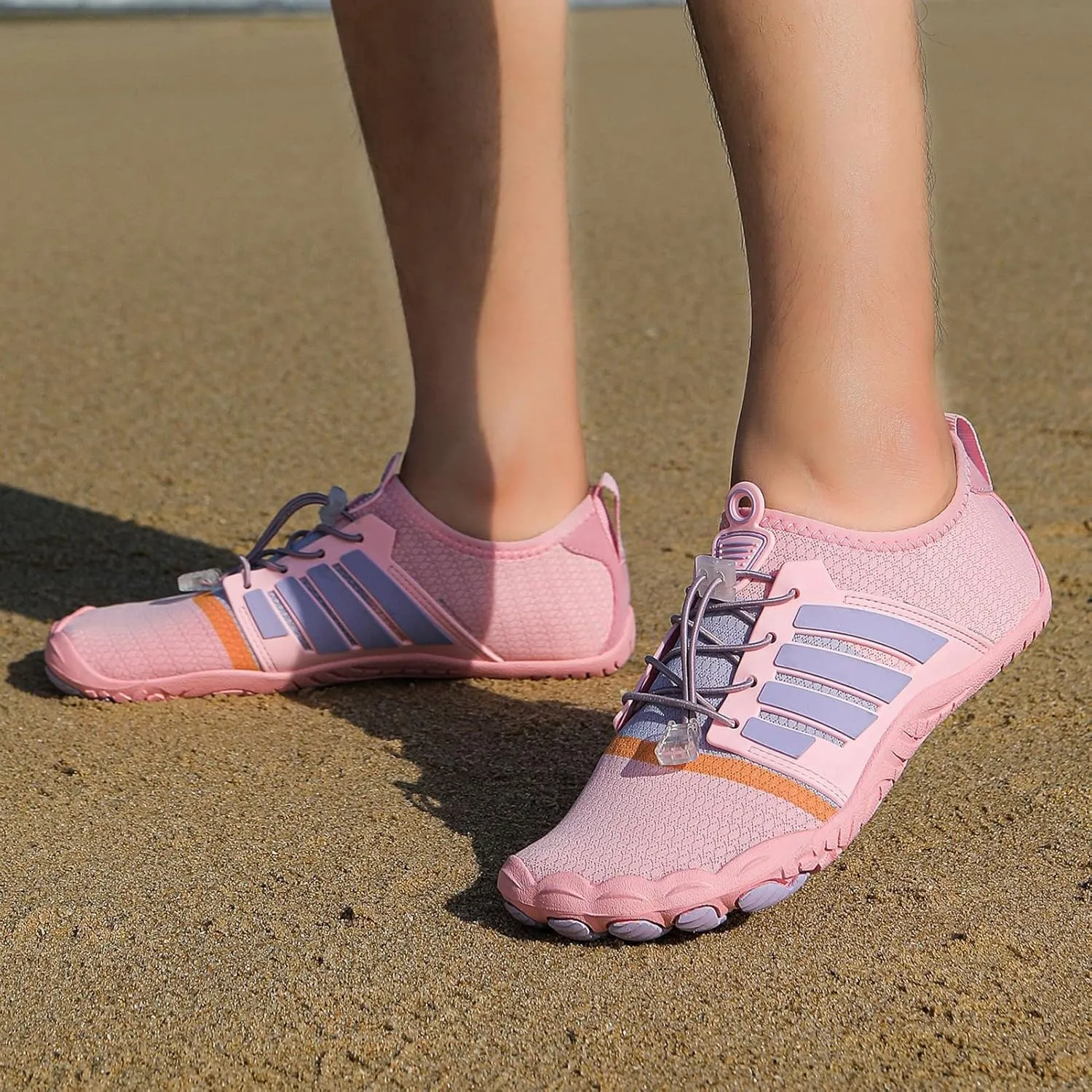 Barefoot Water Shoes,Quick-Dry Breathable Lightweight Swim Beach Pool Shoes,Summer Comfy Non-Slip Surf Aqua Barefoot Shoes,Unisex,for Fitness/Exercise/Yoga