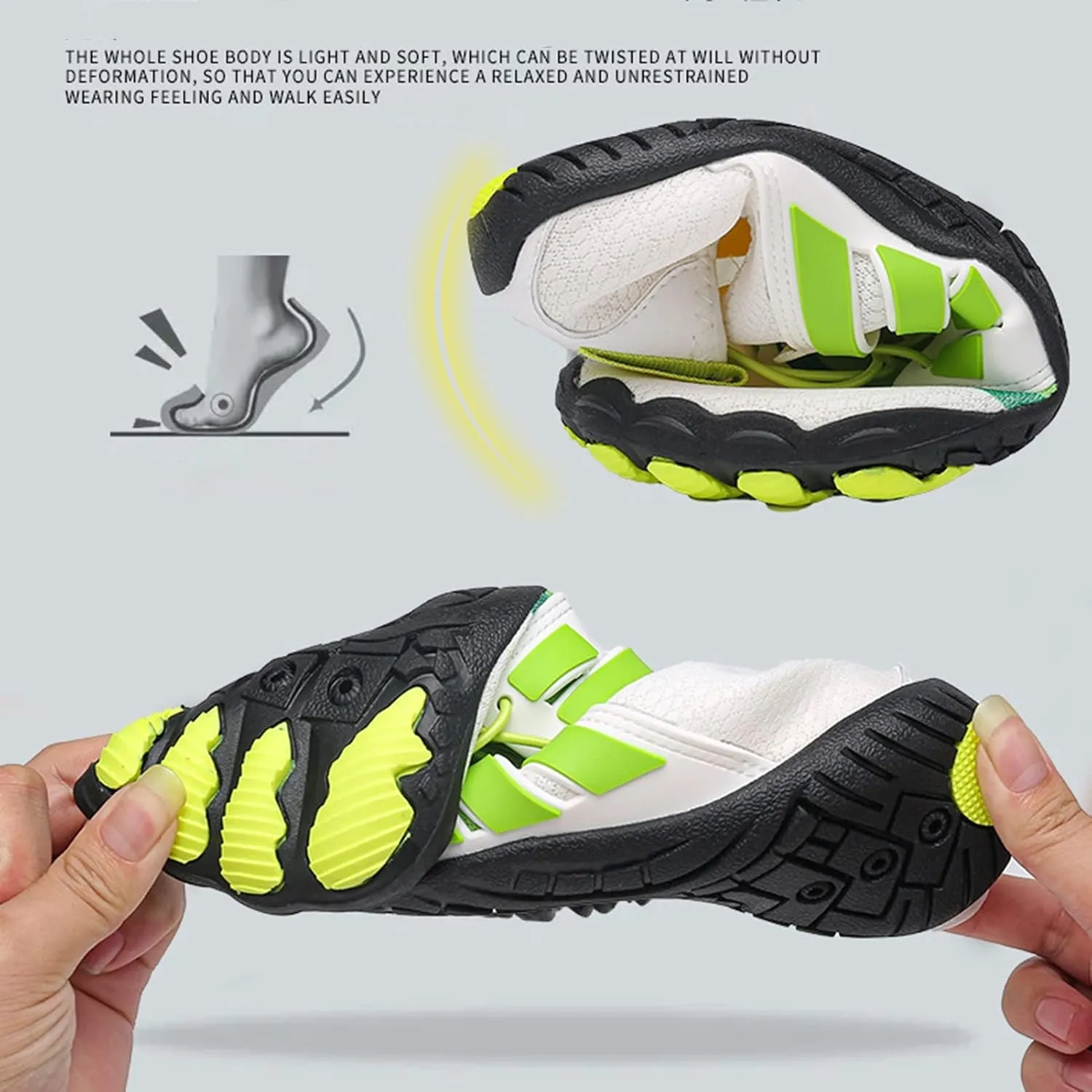 Barefoot Water Shoes,Quick-Dry Breathable Lightweight Swim Beach Pool Shoes,Summer Comfy Non-Slip Surf Aqua Barefoot Shoes,Unisex,for Fitness/Exercise/Yoga