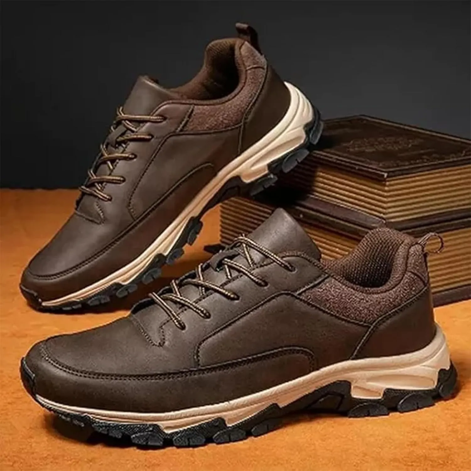 Bestofoot Mens Shoes, Bestofoot Orthopedic Mens Sneakers with Arch Support, Waterproof and Non-Slip