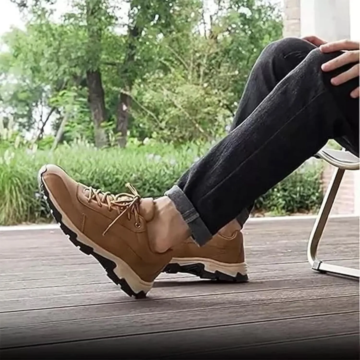 Bestofoot Mens Shoes, Bestofoot Orthopedic Mens Sneakers with Arch Support, Waterproof and Non-Slip