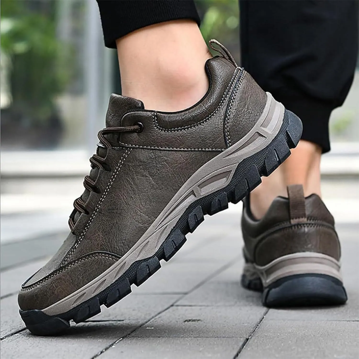 Bestofoot Mens Shoes, Bestofoot Orthopedic Mens Sneakers with Arch Support, Waterproof and Non-Slip