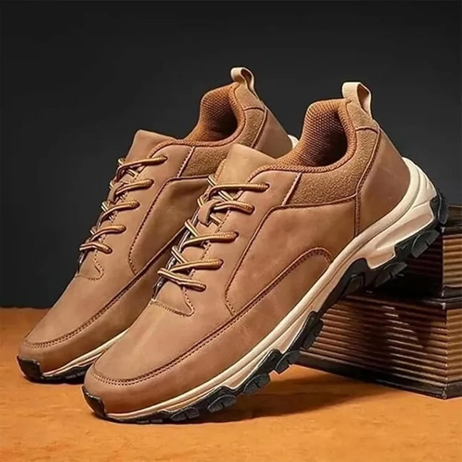 Bestofoot Mens Shoes, Bestofoot Orthopedic Mens Sneakers with Arch Support, Waterproof and Non-Slip