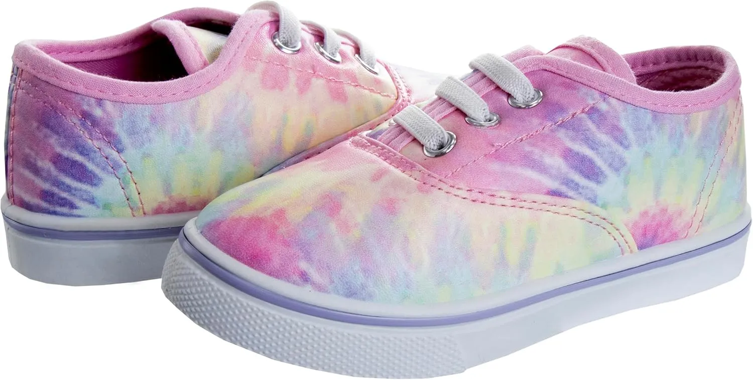 Beverly Hills Polo Club Girl's Slip-on Canvas Tie Dye Low-Top Sneakers