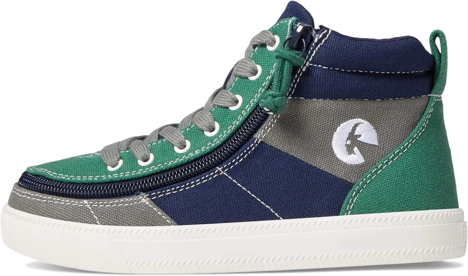 BILLY Footwear Kids Street High Top Sneakers for Toddlers ?C Canvas Upper ?C Padded Collar - Cushioned Footbed