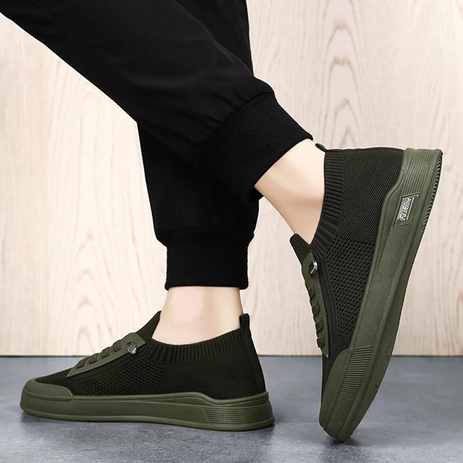 BNR Unisex Sock Sneakers Flat Shoes Barefoot Speed-Lace Pull-on Lightweight Casual Breathable Comfortable