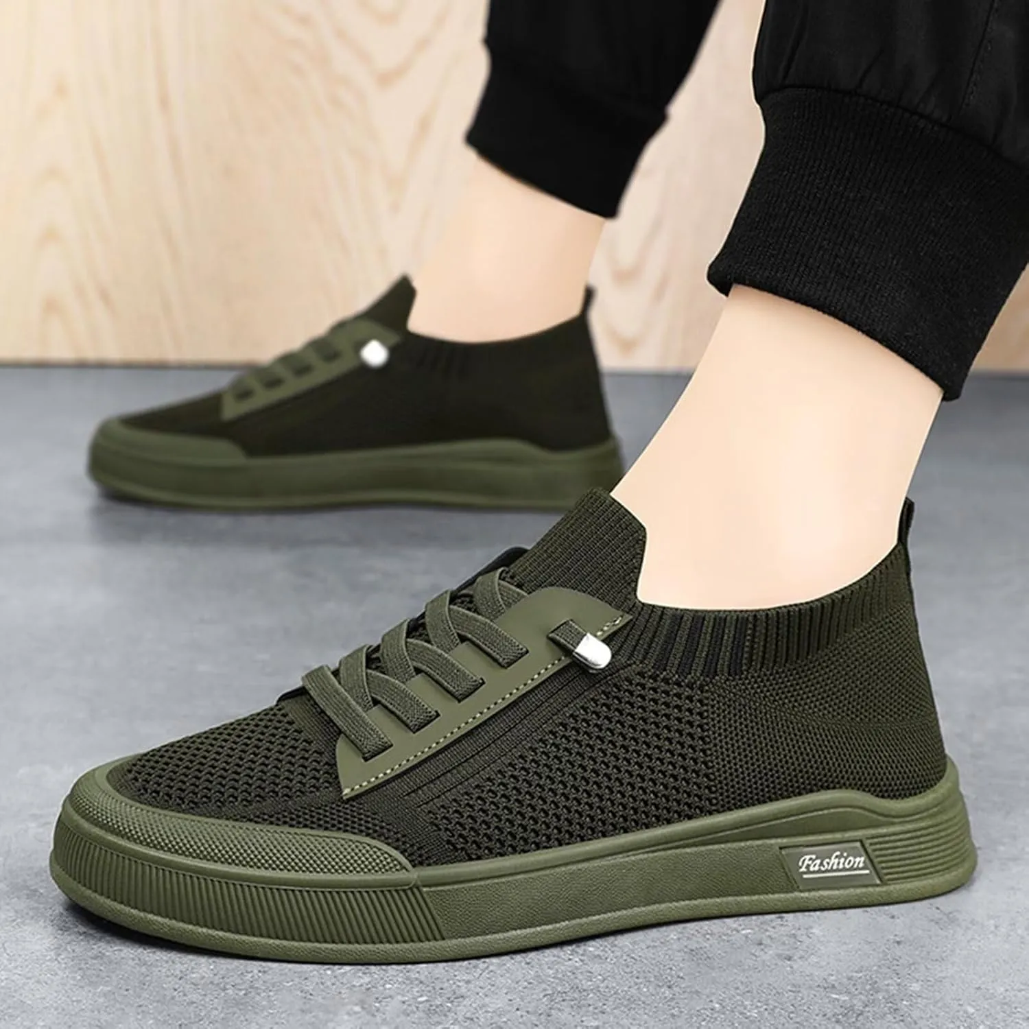 BNR Unisex Sock Sneakers Flat Shoes Barefoot Speed-Lace Pull-on Lightweight Casual Breathable Comfortable