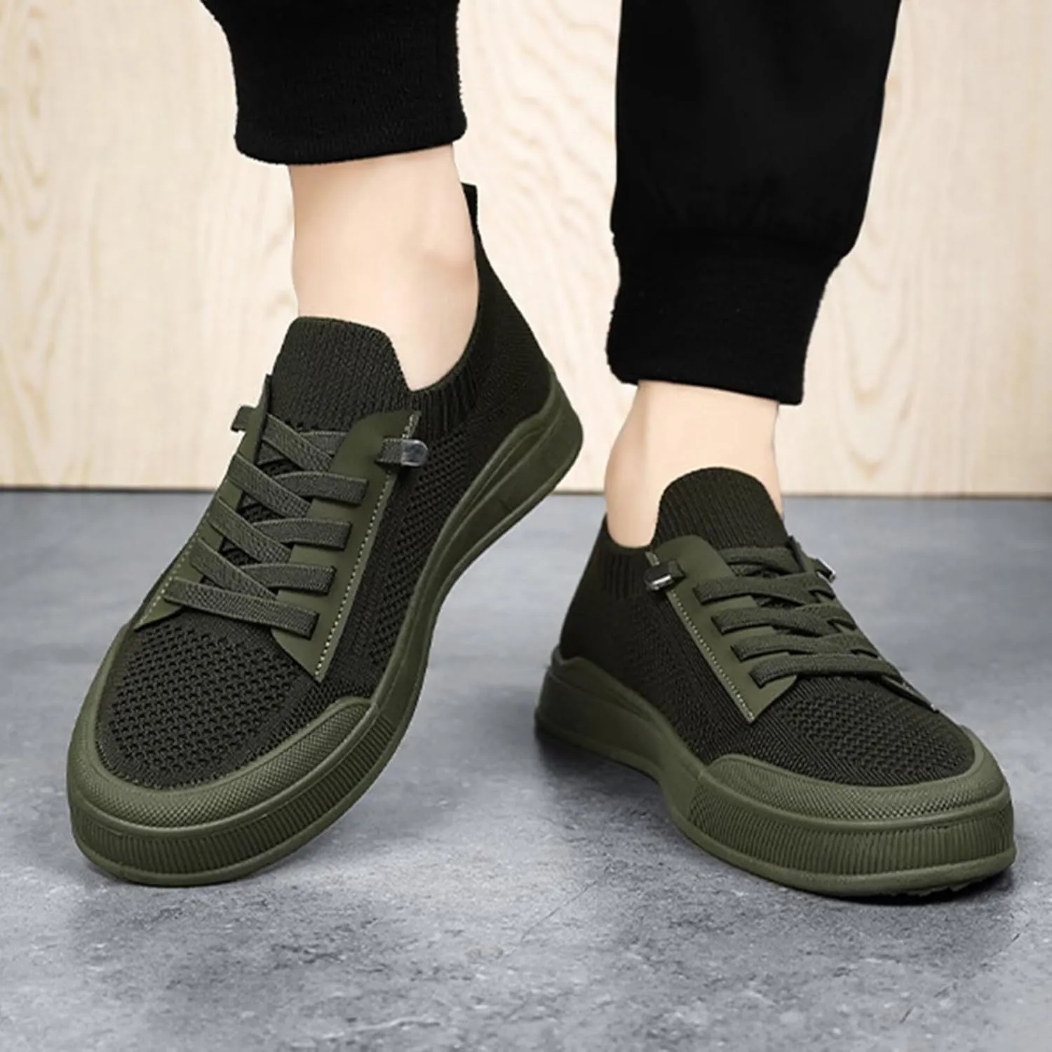 BNR Unisex Sock Sneakers Flat Shoes Barefoot Speed-Lace Pull-on Lightweight Casual Breathable Comfortable