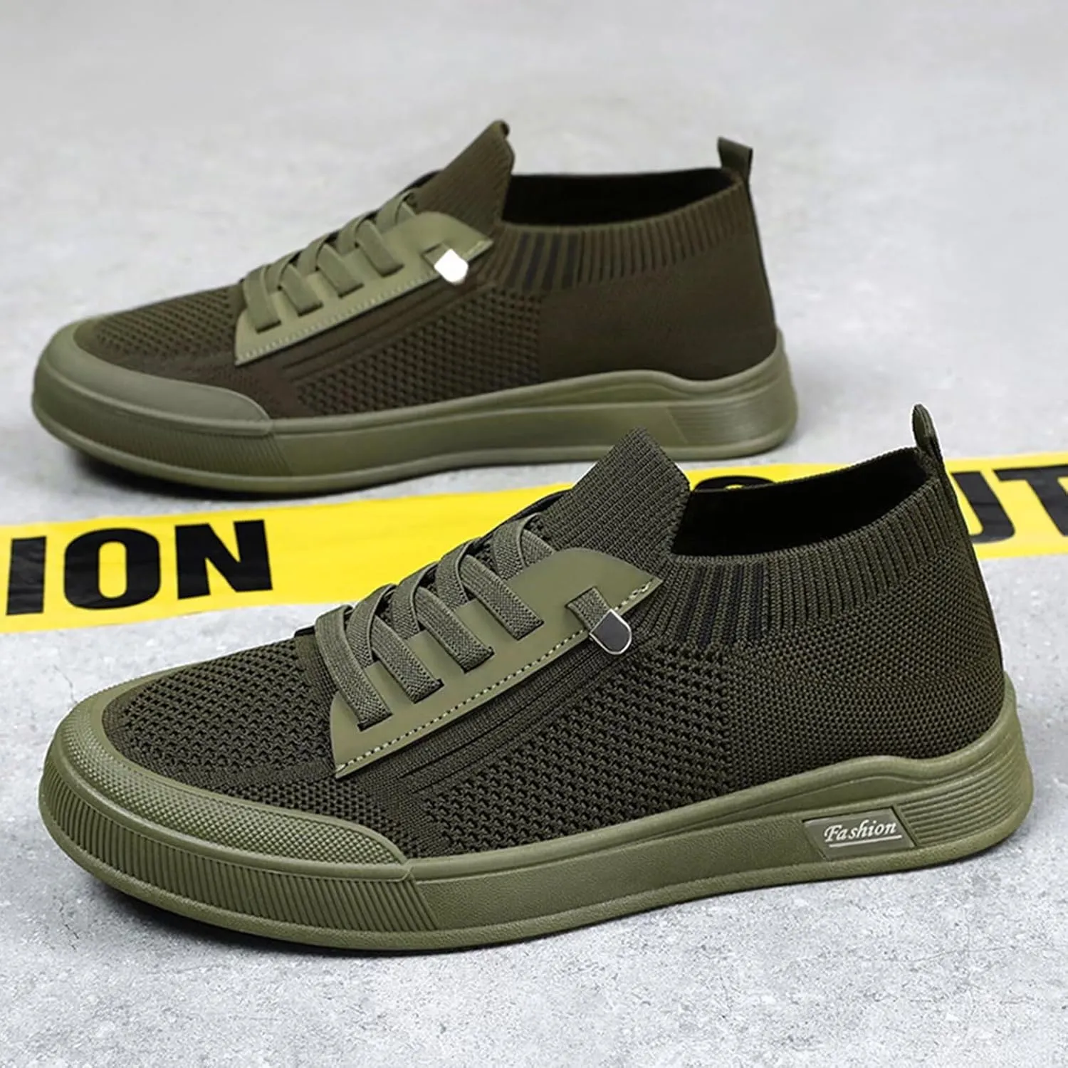 BNR Unisex Sock Sneakers Flat Shoes Barefoot Speed-Lace Pull-on Lightweight Casual Breathable Comfortable