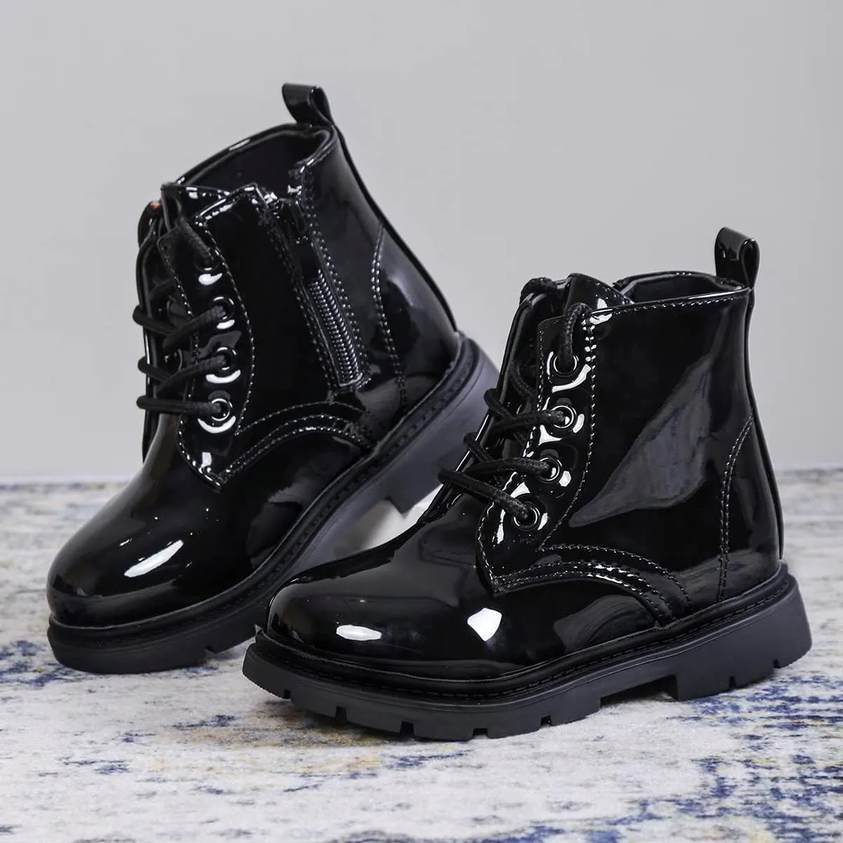 Boy's Girl's Boots Fashion Kids Solid Color Ankle Boots (Toddler/Little Kid)