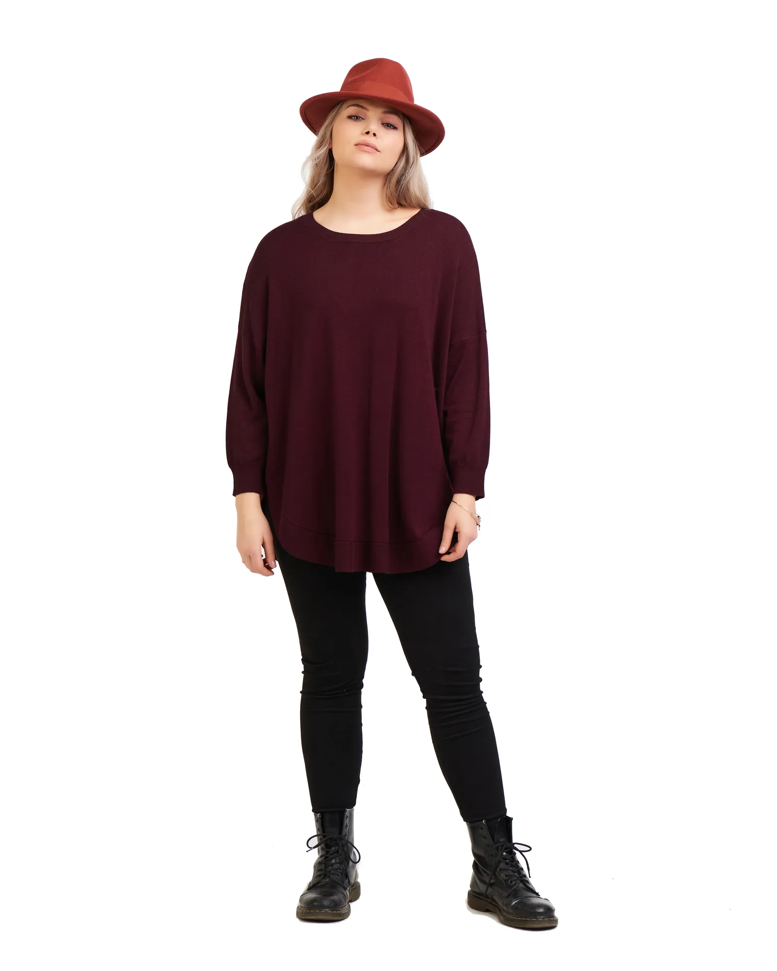 Brooklyn Sweater | Burgundy