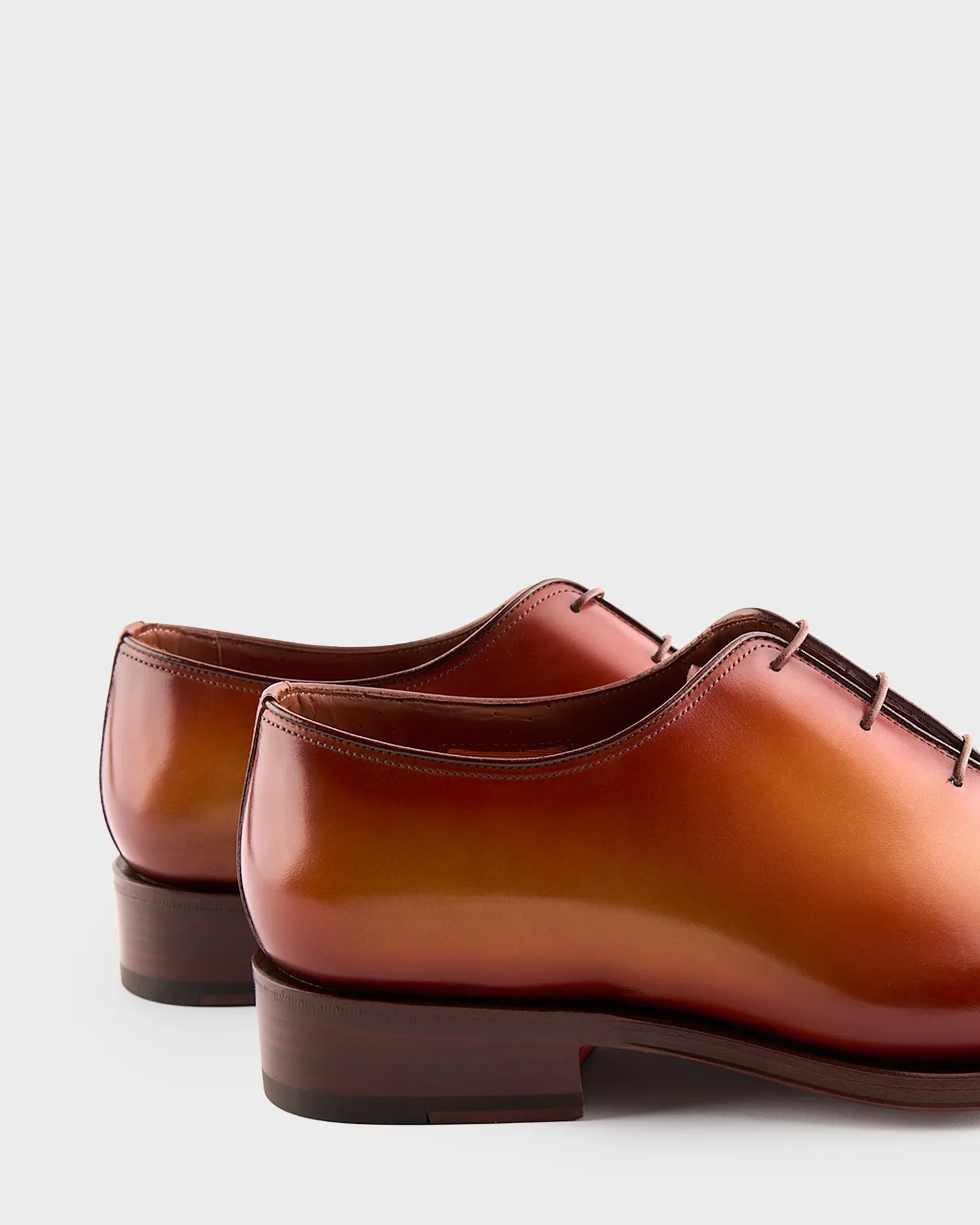 Brown Leather Oxford Shoes