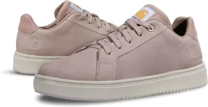 Carhartt Detroit Leather Sneakers for Women - Comfortable Shoes for Women with Wide Toe Box, Comfort Footbed and Midsole, and Slip-Resistant Outsole