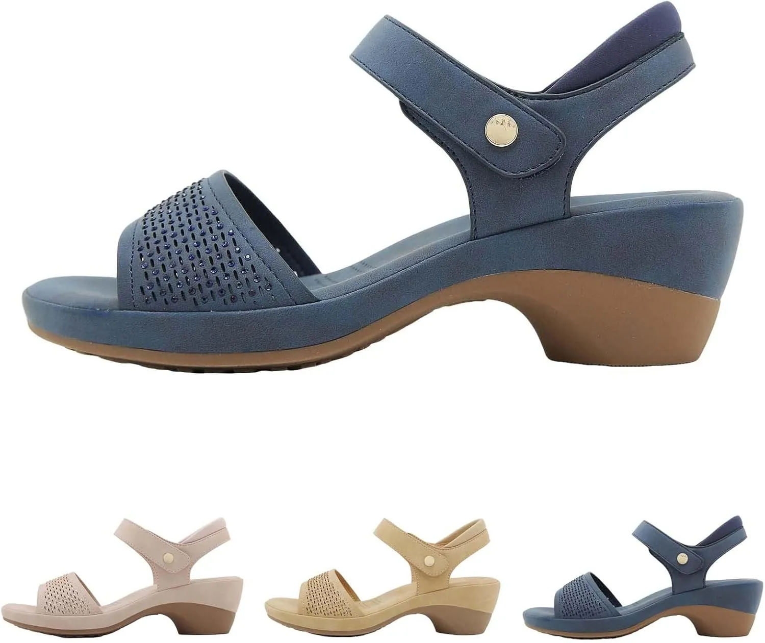 Casual Side Hollow Belt Buckle Flat Bottom Roman Shoes Women'S Summer Sandals Fashion Womens Summer Shoes And