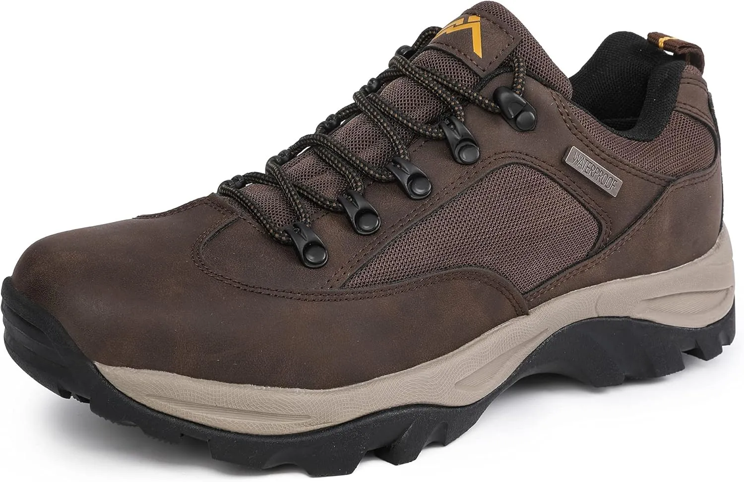 CC-Los Men's Hiking Shoes | Waterproof Work Shoes | Non-Slip & Comfortable Walking Size 7.5