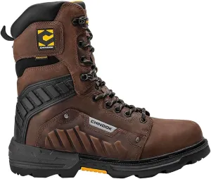 Chinook Footwear Scorpion 9 Plain Toe Waterproof Work Boot  Brown