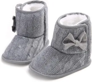 COSANKIM Newborn Baby Girls Boys Boots Soft Anti-Slip Sole Warm Winter Snow Booties Toddler Infant Prewalker Shoes