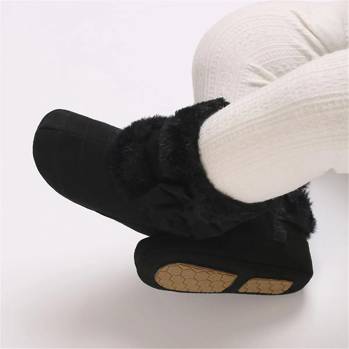 COSANKIM Newborn Baby Girls Boys Boots Soft Anti-Slip Sole Warm Winter Snow Booties Toddler Infant Prewalker Shoes
