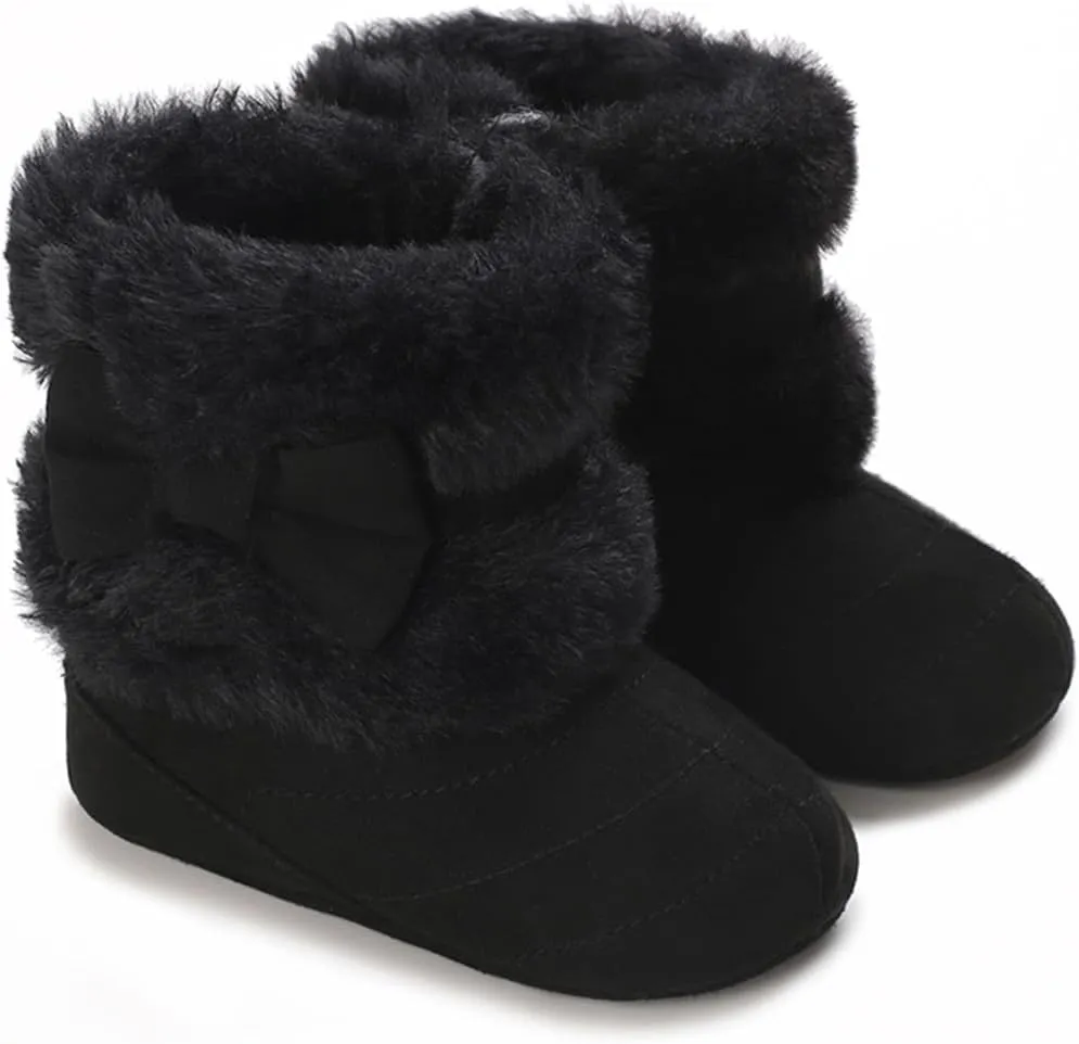 COSANKIM Newborn Baby Girls Boys Boots Soft Anti-Slip Sole Warm Winter Snow Booties Toddler Infant Prewalker Shoes