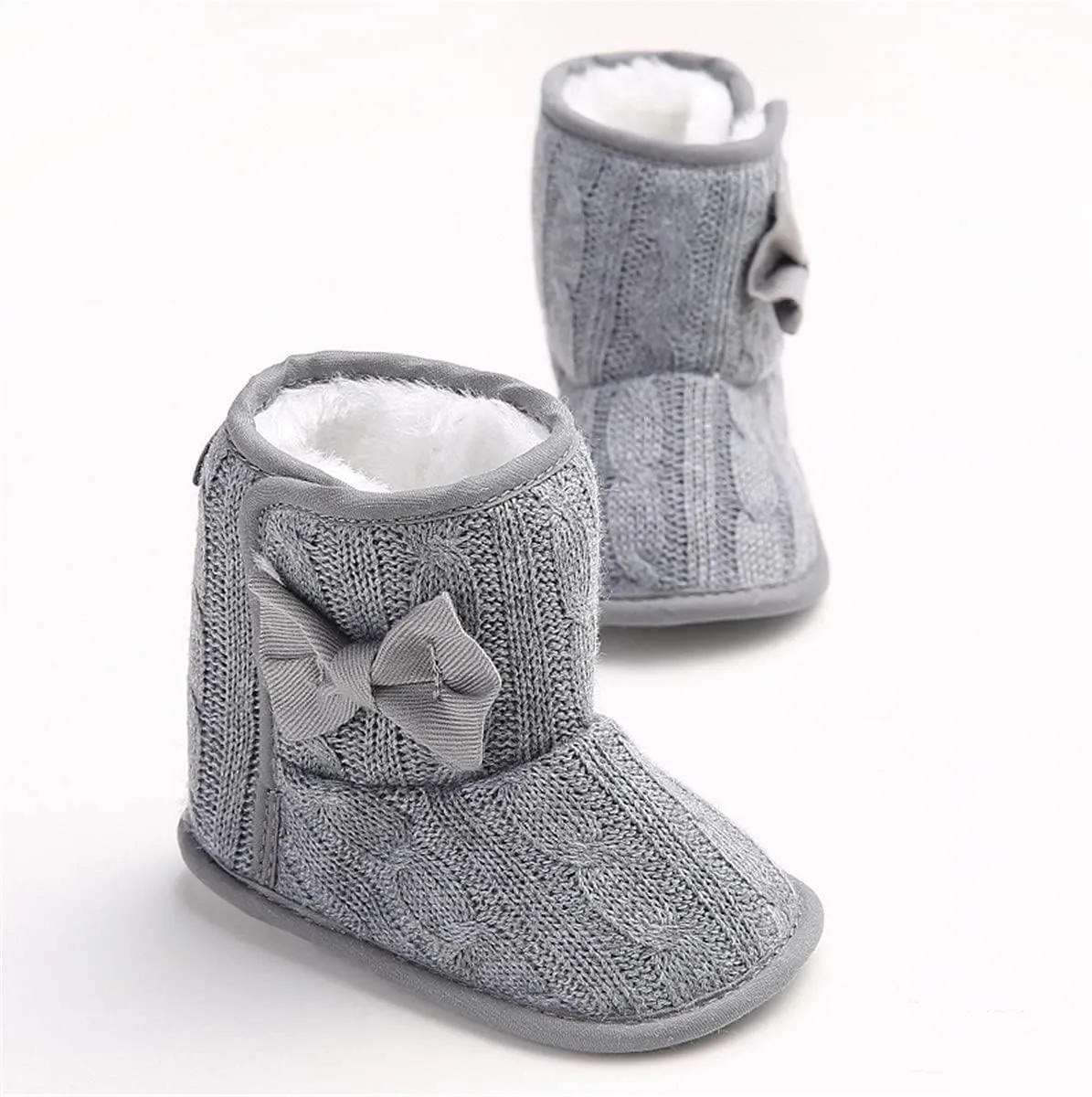 COSANKIM Newborn Baby Girls Boys Boots Soft Anti-Slip Sole Warm Winter Snow Booties Toddler Infant Prewalker Shoes