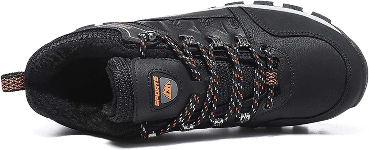 Couple Outdoor Walking Boots, Rubber Sole Breathable Mesh Ankle Shoes, Hiking Boots, Anti Slip Hiking Shoes, Muddy Wading Plush Hiking Shoes