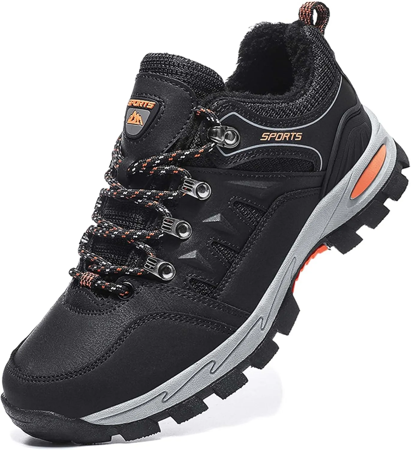 Couple Outdoor Walking Boots, Rubber Sole Breathable Mesh Ankle Shoes, Hiking Boots, Anti Slip Hiking Shoes, Muddy Wading Plush Hiking Shoes