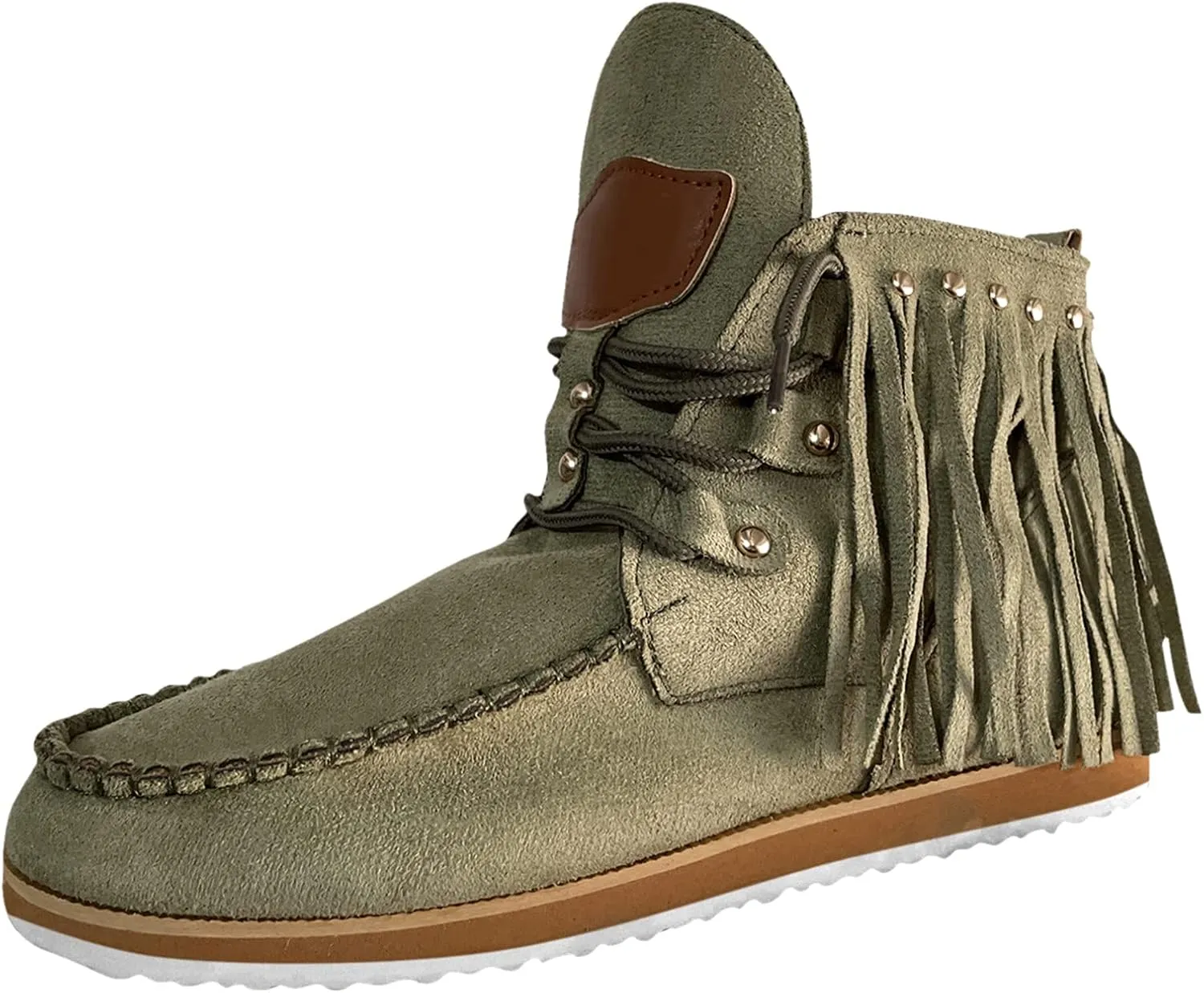 Cowboy Boots for Women No Heel 2529 New Arch Support Boots Side Zipper Vintage Damping Shoes Flat Heel Booties 52