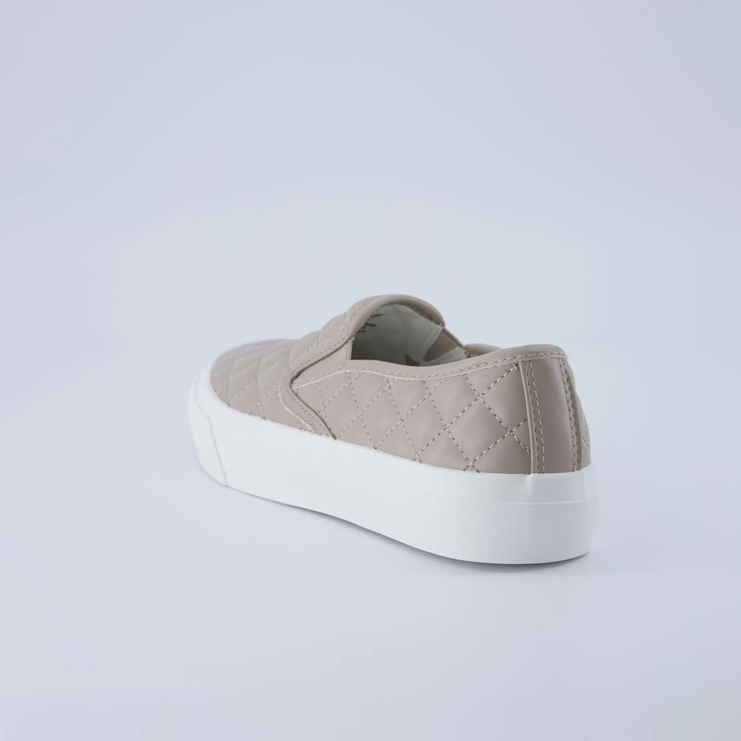 CUSHIONAIRE Faze Womens Quilted Slip-On Sneaker  Faux Leather Casual Shoe with Memory Foam Insole & Rubber Outsole