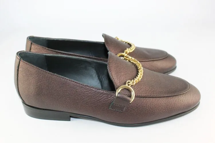 Dark Bronze Loafer