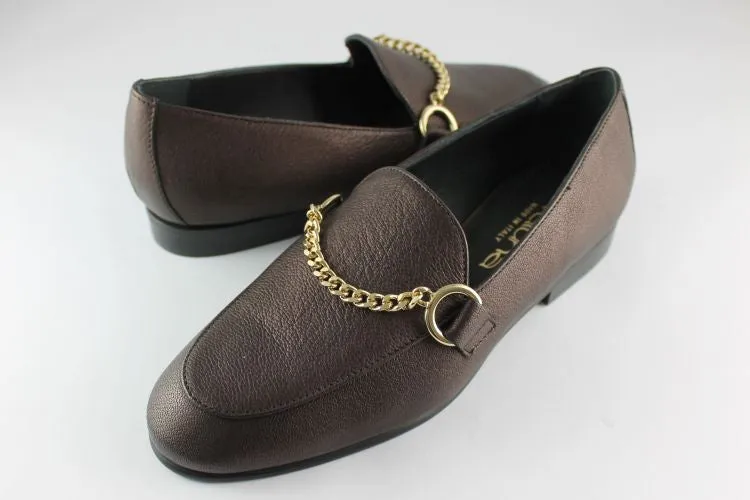 Dark Bronze Loafer
