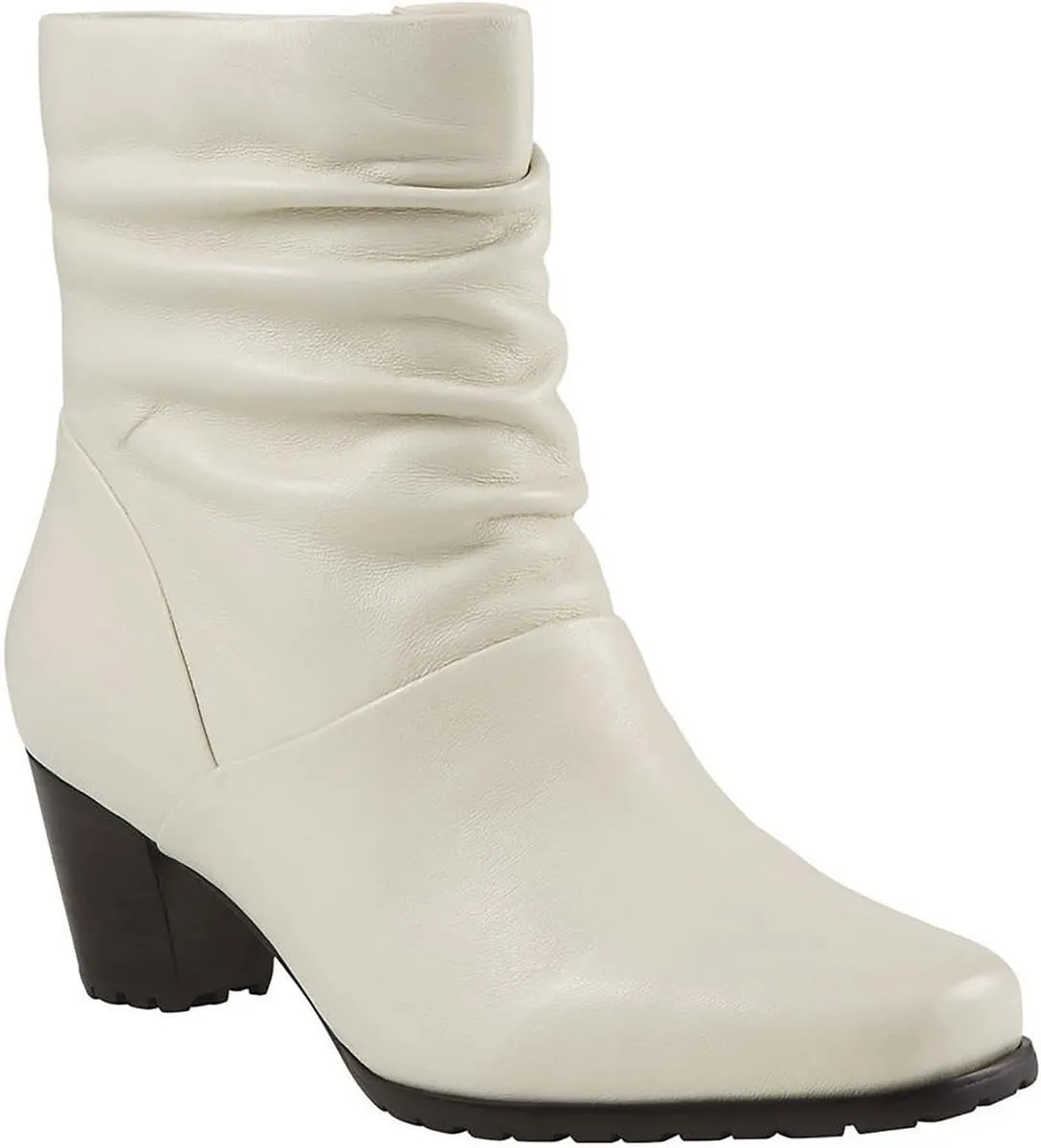 David Tate Womens Arieta Leather Ankle Booties