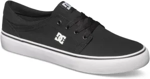 DC Womens Trase TX Skate Shoe, Black/White, 12.5 D M US