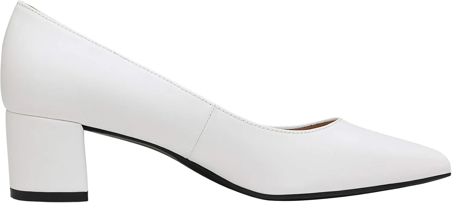 DREAM PAIRS Womens Chunky Low Block Heels Closed Toe Dress Pumps Shoes