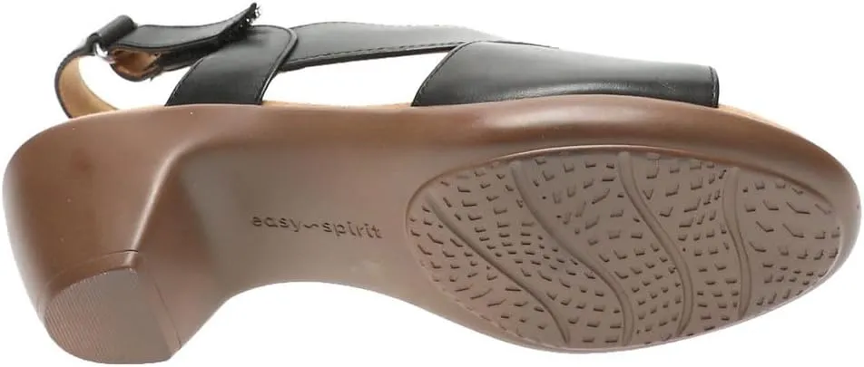 Easy Spirit Womens CHANTAL Comfort Insole Faux Leather Heels