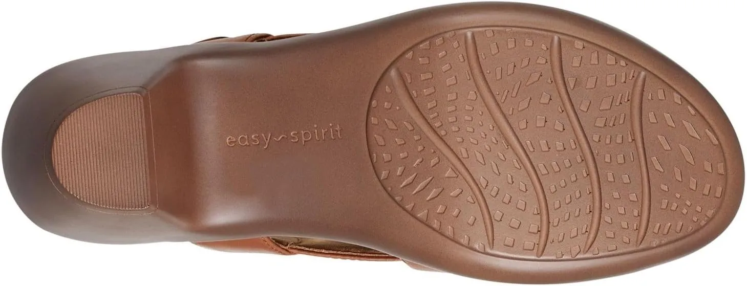 Easy Spirit Womens CHANTAL Comfort Insole Faux Leather Heels